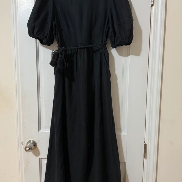 alexa pearl black dress & OTHER STORIES BLACK FINE STRAP MIDI DRESS SIZE 14 – Whispers Dress Agency
